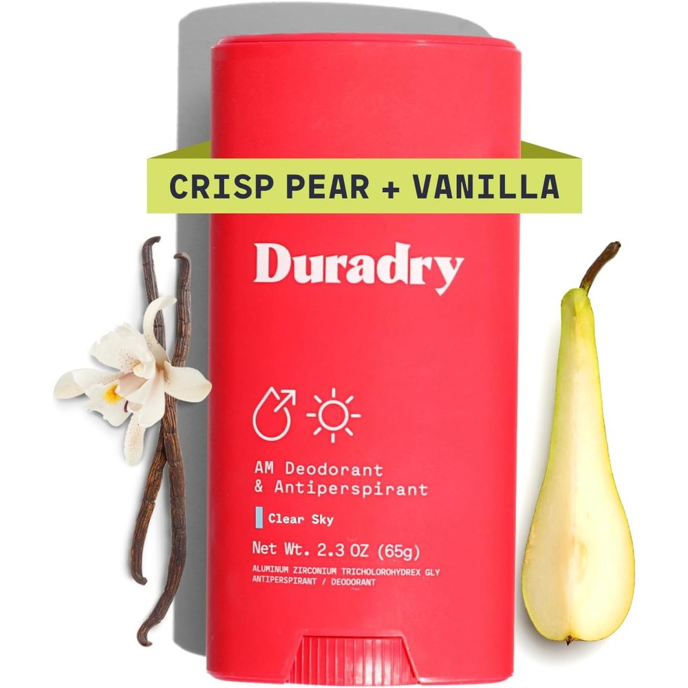 Duradry Clinical Strength Antiperspirant Deodorant Clear Sky front view packaging