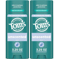 Tom's of Maine unscented aluminum free natural deodorant front view