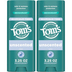 Tom's of Maine unscented aluminum free natural deodorant front view
