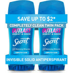 Secret Outlast Antiperspirant Deodorant front view packaging