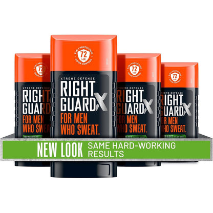 Right Guard Xtreme Defense Invisible Solid Fresh Blast front view multipack