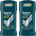 Degree Men Advanced Antiperspirant Deodorant Everest twin pack front view showing packaging details