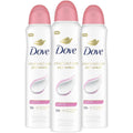 Dove advanced care antiperspirant spray front view commercial product photograph