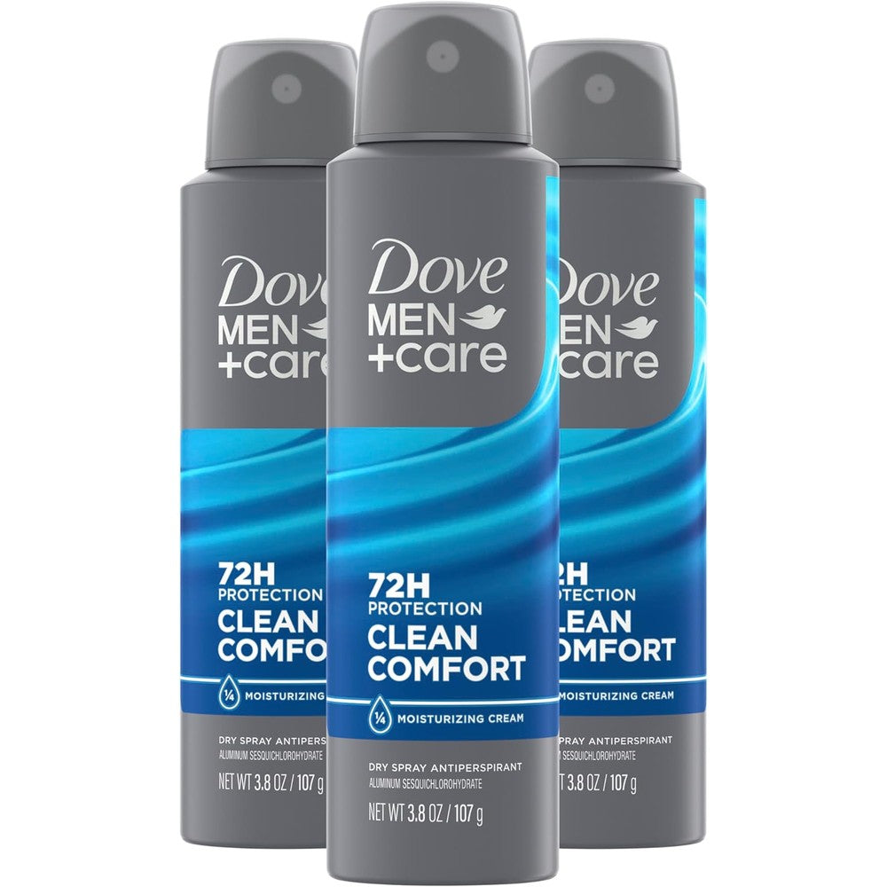 Dove Men+Care Clean Comfort dry spray front view