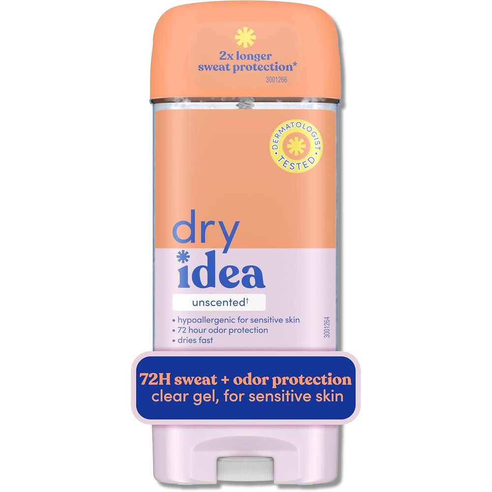 Dry Idea clear gel antiperspirant for women front view