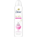 Dove Advanced Care Clear Finish Antiperspirant Dry Spray front view showing packaging details
