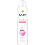 Dove Advanced Care Clear Finish Antiperspirant Dry Spray front view showing packaging details