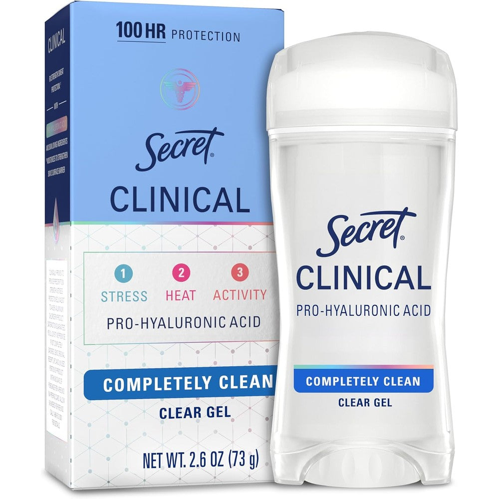 Secret Clinical Strength Antiperspirant Deodorant front view packaging