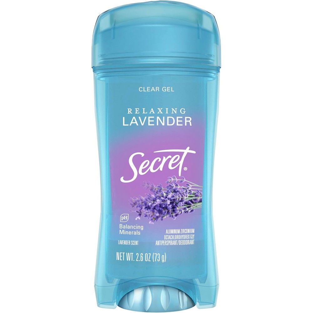 Secret Fresh clear gel antiperspirant deodorant for women front view