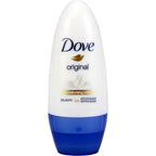 Dove original antiperspirant deodorant roll on front view bottle