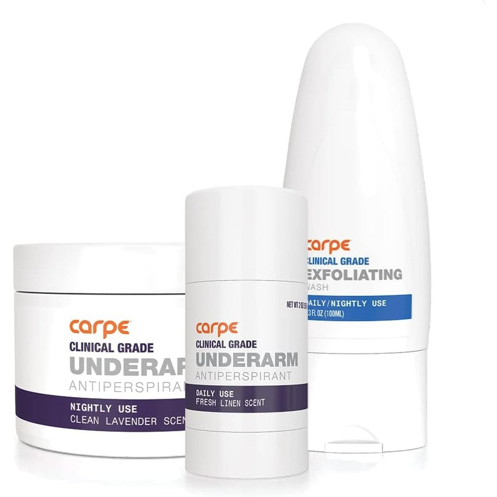 Carpe Clinical Grade Underarm Regimen front view package