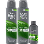 Dove Men Plus Care dry spray antiperspirant front view container