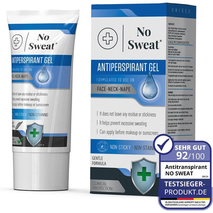 No Sweat Antiperspirant Gel 50 Milliliters front view packaging