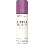 DERMAdoctor Total NonScents Ultra Gentle Brightening Antiperspirant front view bottle packaging