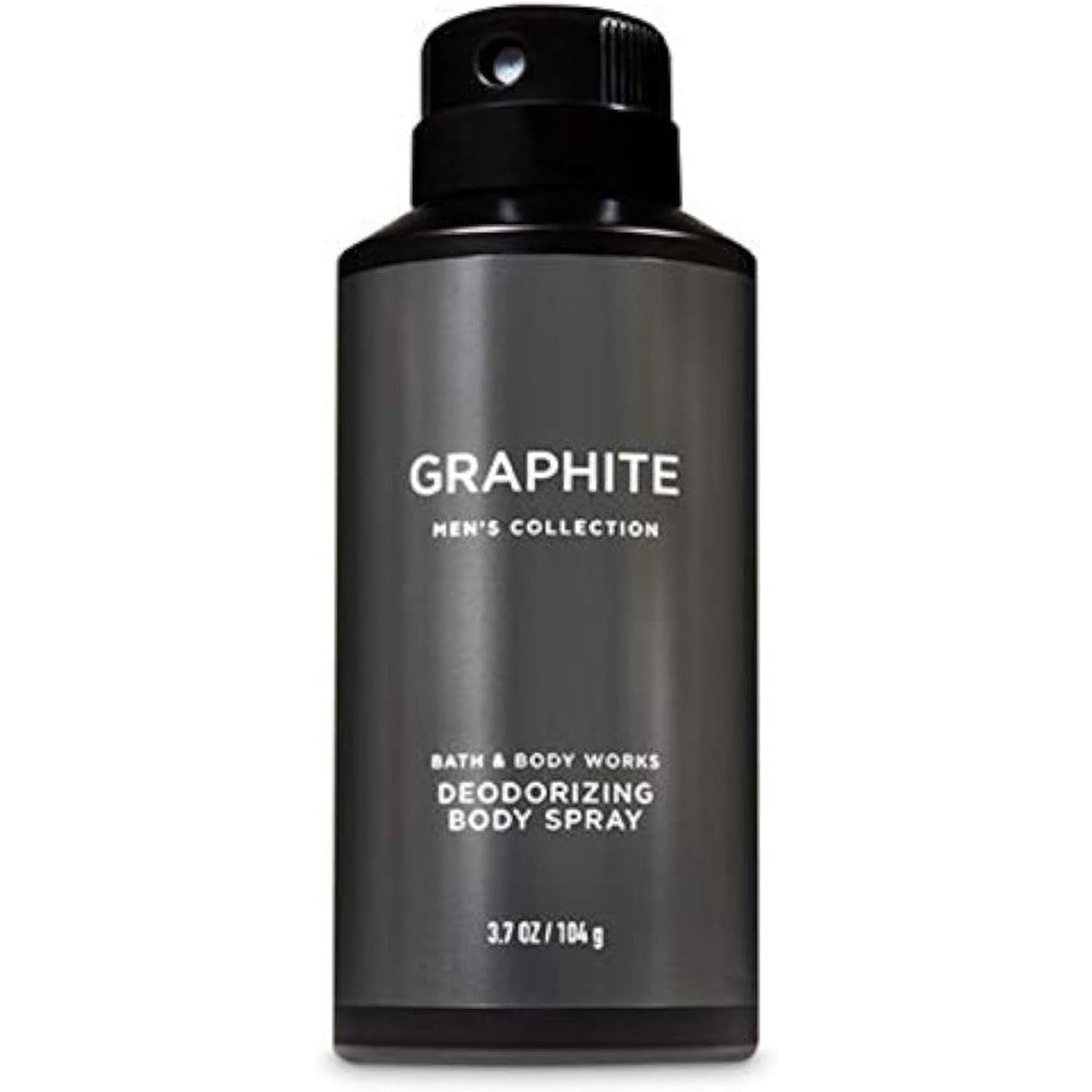 Bath & Body Works Graphite Men's Deodorizing Body Spray Front View Buy Online