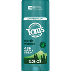 Tom's of Maine North Woods Antiperspirant front view stick packaging