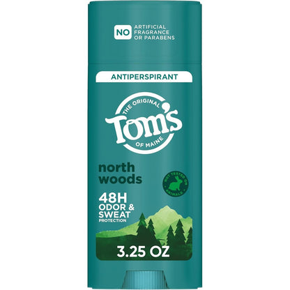 Tom's of Maine North Woods Antiperspirant stick front view