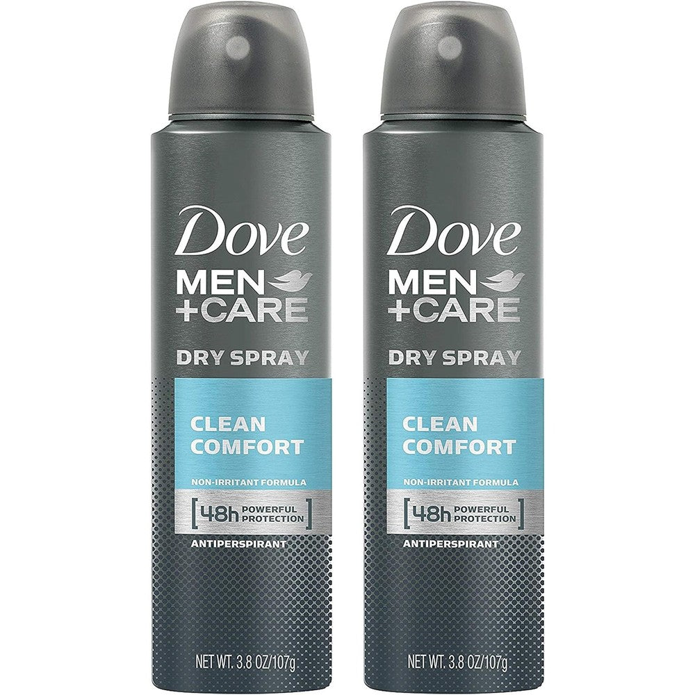 Dove Men+Care Clean Comfort dry spray front view