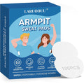 Laruoouu armpit sweat pads front view of packaging box