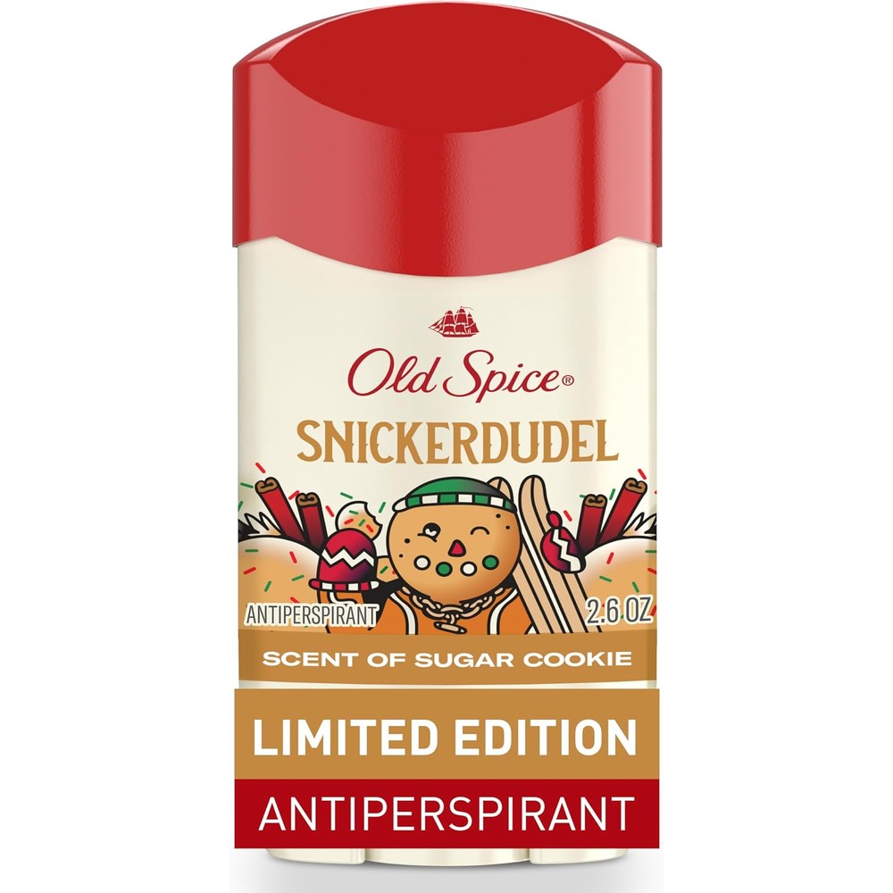 Old Spice Holidudes Snickerdudel Antiperspirant Deodorant front view stick