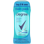 Degree women invisible solid antiperspirant front view container