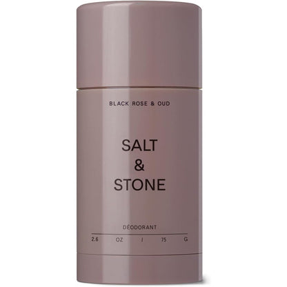 Salt and Stone Extra Strength Aluminum Free Deodorant Black Rose and Oud front view