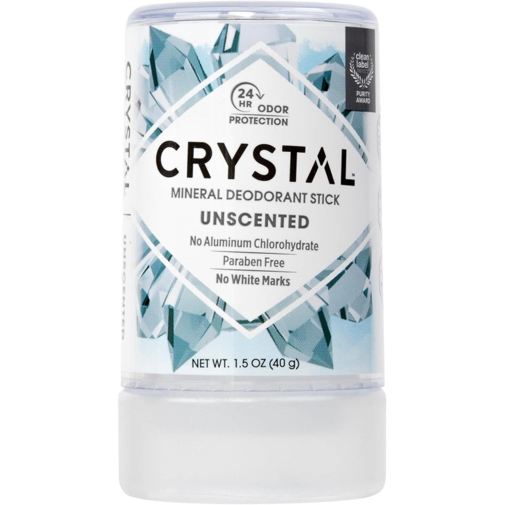 Crystal Essence crystal deodorant mineral stick front view
