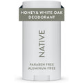 Native aluminum free deodorant honey and white oak front view