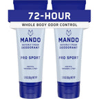 Mando Pro Sport whole body deodorant cream front view packaging