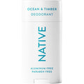 Native Ocean and Timber deodorant front view natural freshness