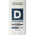 Duke Cannon Midnight Swim aluminum-free deodorant front view