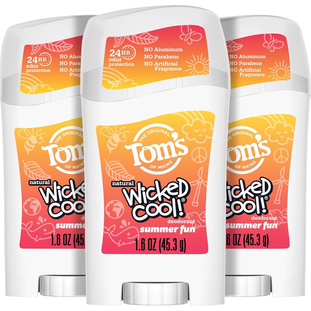 Tom's of Maine Wicked Cool kids deodorant front view