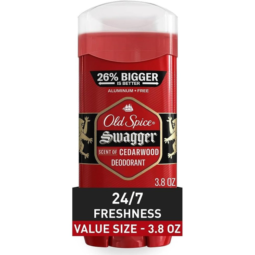 Old Spice Swagger aluminum free deodorant front view stick