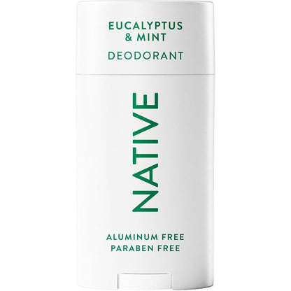 Native Aluminum Free Deodorant Eucalyptus and Mint front view packaging