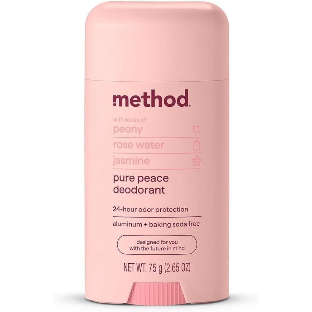Method Deodorant Pure Peace front view stick packaging