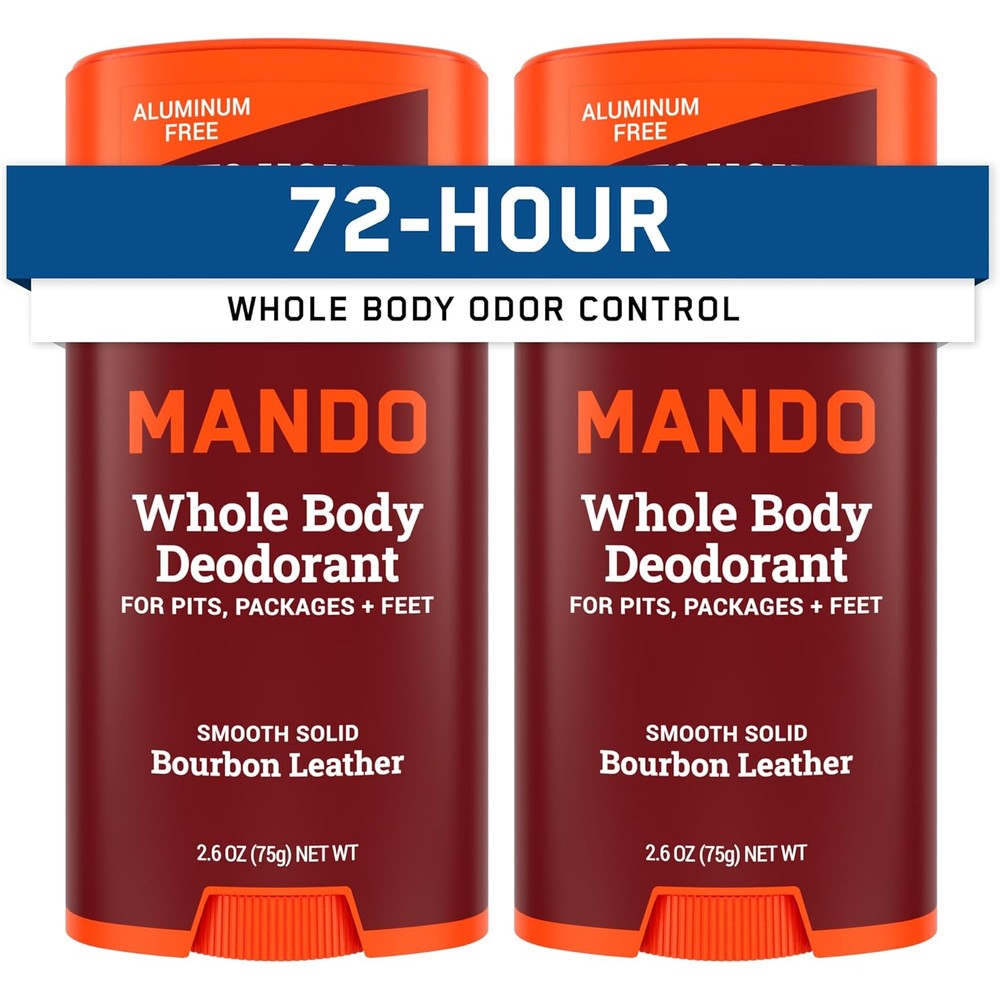 Mando whole body deodorant front view solid stick