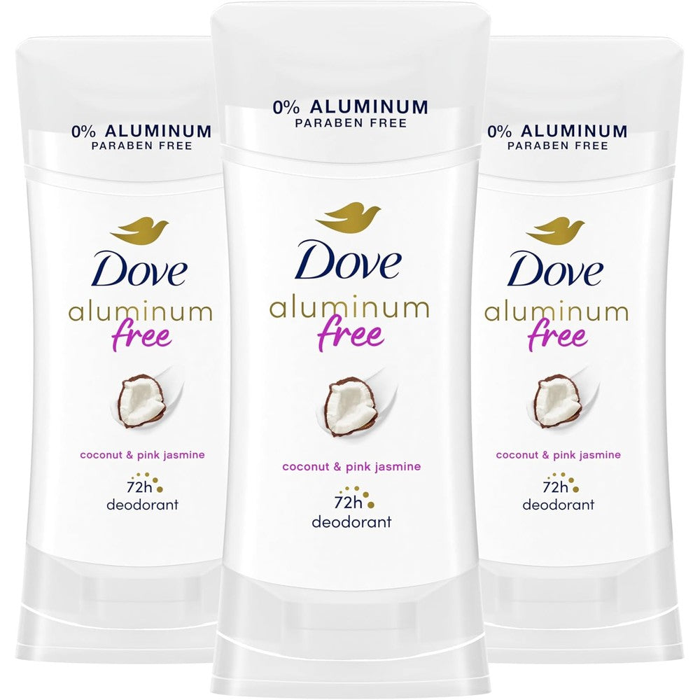 Dove aluminum free deodorant stick front view