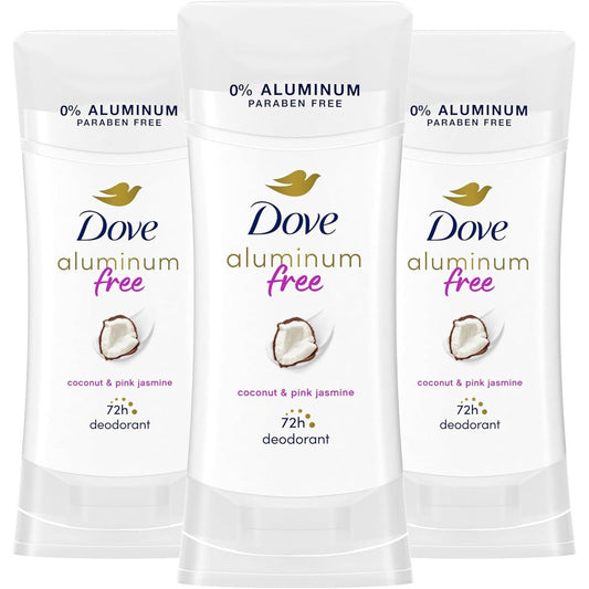 Dove aluminum free deodorant stick front view