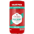 Old Spice High Endurance Pure Sport deodorant pack of two front view
