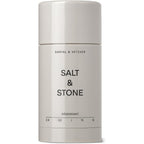 Salt and Stone Aluminum Free Deodorant Santal and Vetiver front view stick packaging