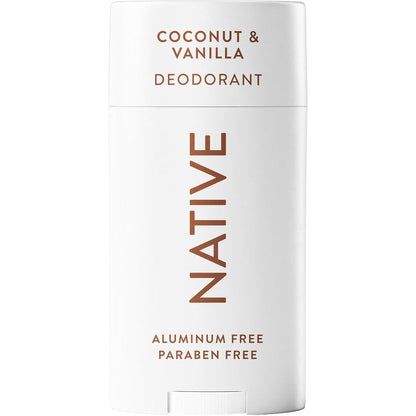 Native Aluminum Free Natural Deodorant Coconut and Vanilla front view