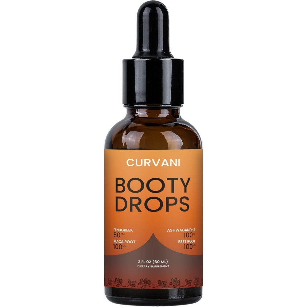 Curvani Booty Drops Lifting Serum 2 Ounce bottle front view dietary supplement