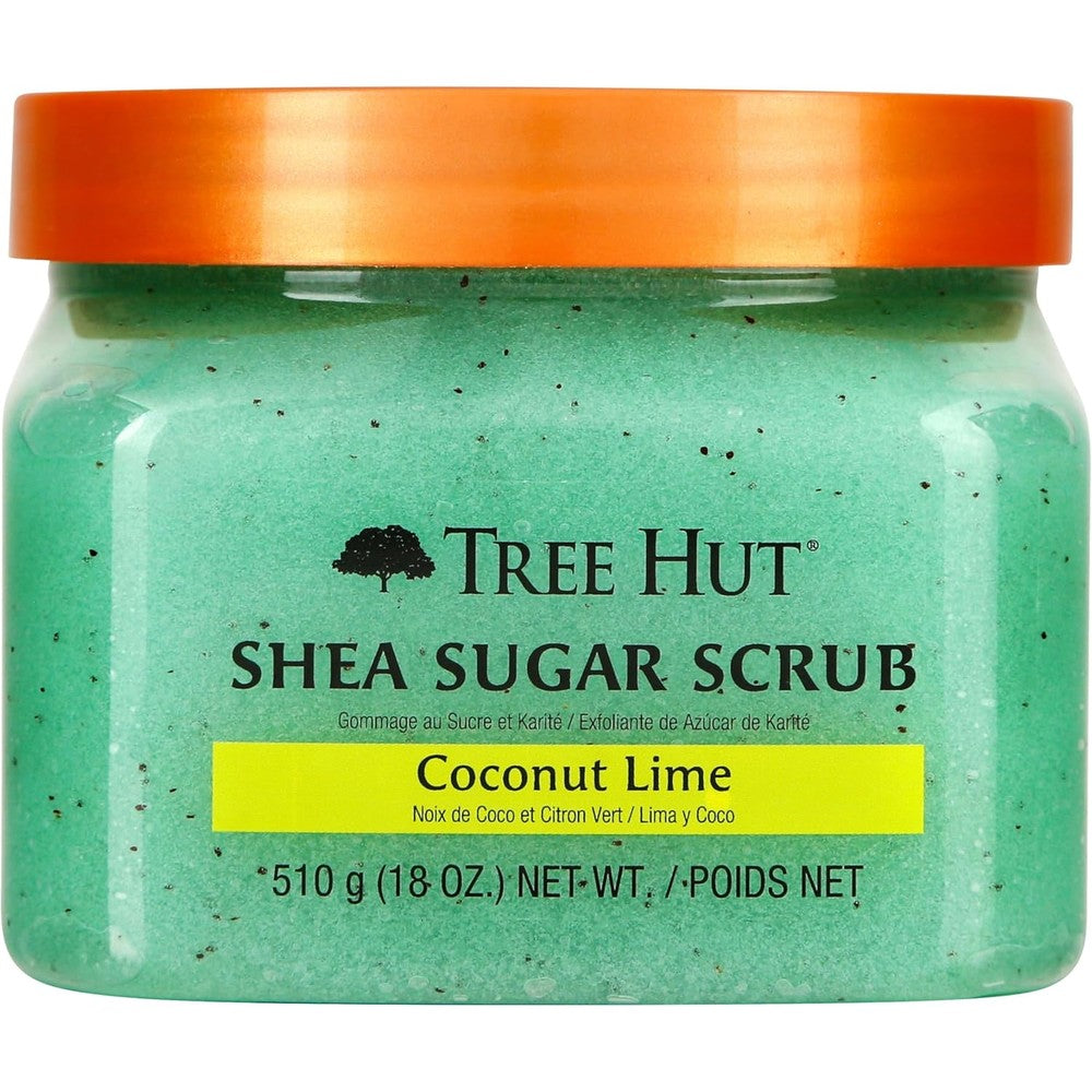 Tree Hut Shea Sugar Body Scrub Coconut Lime front view