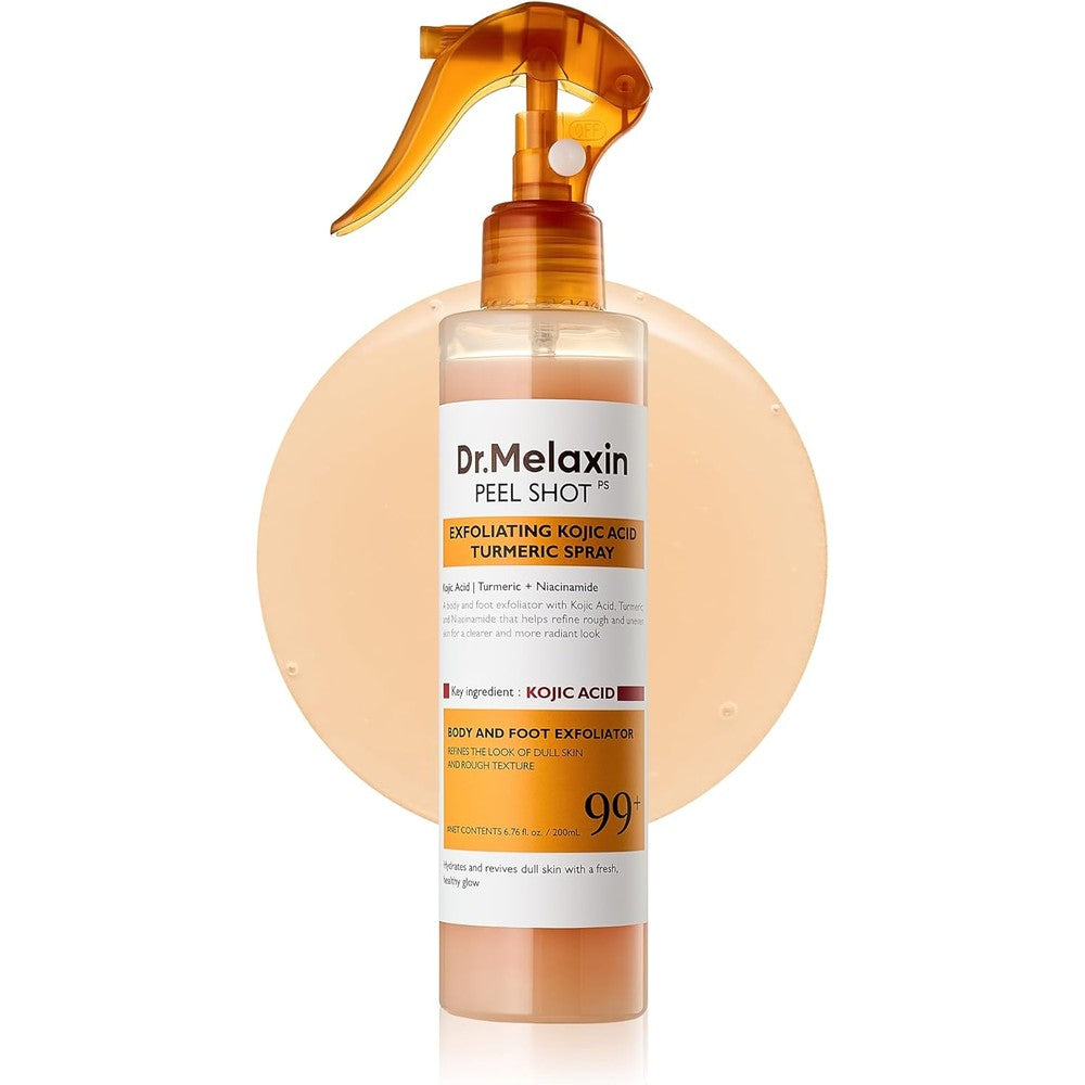 Dr.Melaxin Body Keratin Care spray for gentle exfoliation and dead skin removal