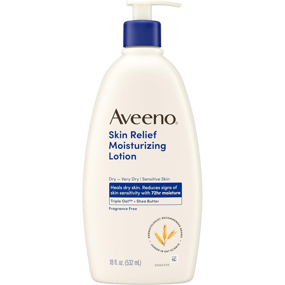 Aveeno Skin Relief moisturizing lotion with triple oat for very dry and sensitive skin