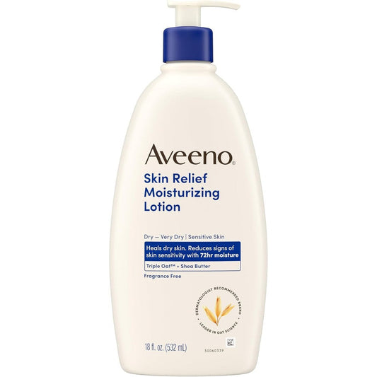 Aveeno Skin Relief moisturizing lotion with triple oat for very dry and sensitive skin