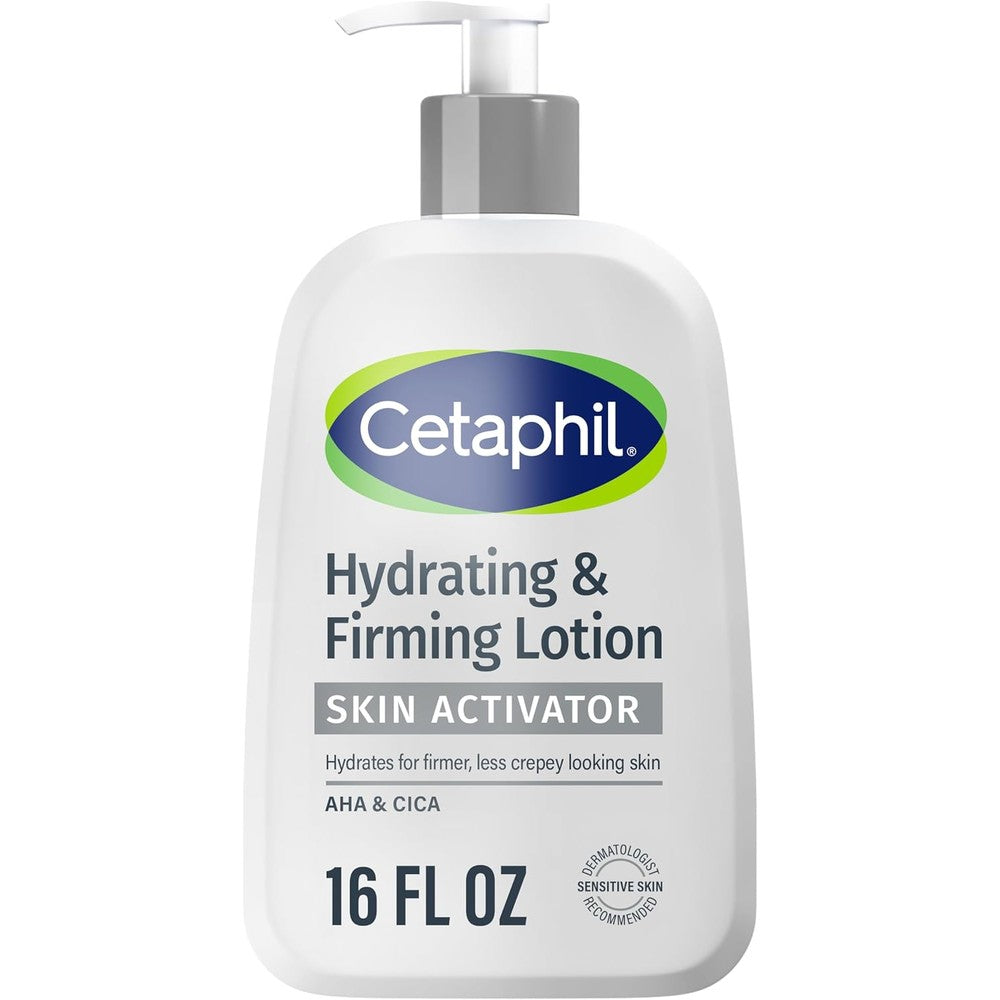 Cetaphil Skin Activator Hydrating and Firming Body Lotion front view bottle for anti-aging skincare
