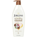 Jergens hydrating coconut body lotion front view pump bottle