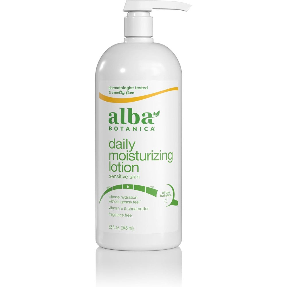 Alba Botanica Daily Moisturizing Lotion Sensitive Skin bottle front view