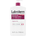 Lubriderm Advanced Therapy Lotion front view in 24 fluid ounce bottle